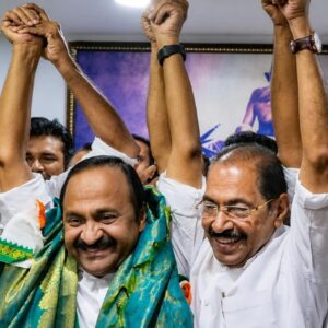 VD Satheesan preparing to take oath as Kerala Chief Minister at Central Stadium in Thiruvananthapuram