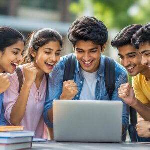 Students celebrating as Kerala declares a holiday for schools and colleges ahead of the FIFA World Cup 2026 final.