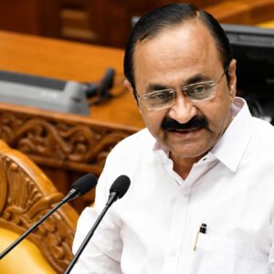 Kerala Chief Minister V.D. Satheesan presenting the state’s maiden UDF budget featuring major development initiatives, infrastructure projects, and economic reforms.