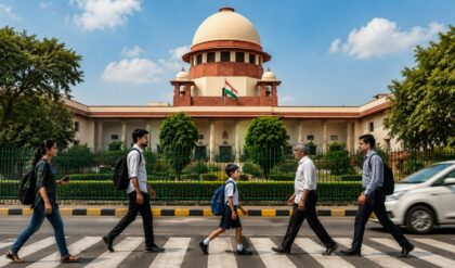 Supreme Court highlights pedestrian rights and calls for priority and safety measures for people walking on roads.