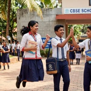 CBSE students in a classroom as the board announces a major relaxation in the three-language policy for Class 9 and Class 10 students.