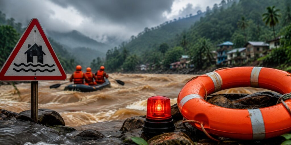 Wayanad Disaster Management Helpline Numbers including Toll-Free 1077, DEOC, and TEOC emergency contact numbers released by the District Administration.