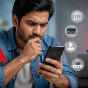 KYC scam alert warning users about fake KYC update links and online banking fraud