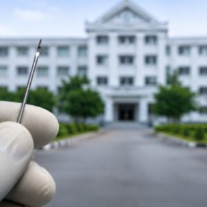 Needle found in one-year-old baby's body after treatment at Kottayam Medical College