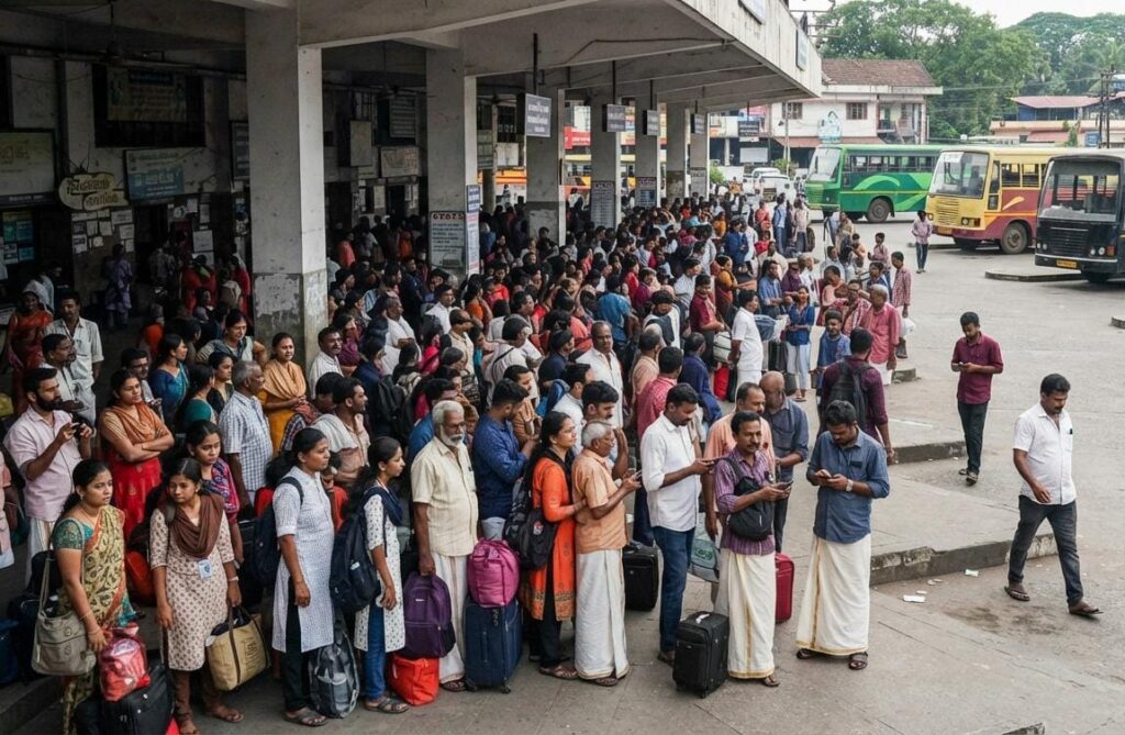 Kerala private bus owners preparing for a strike over fare hike demands and government support