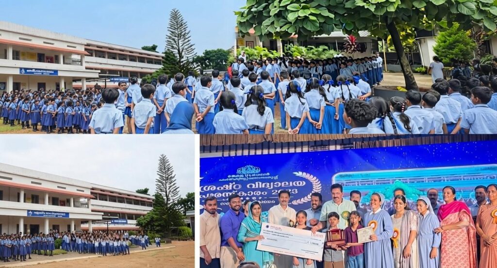 Moolithode National ALP School Wayanad wins state-level Best School Award