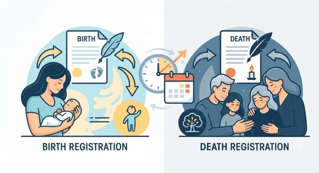 New Birth and Death Registration rules coming into effect from October 1 in India