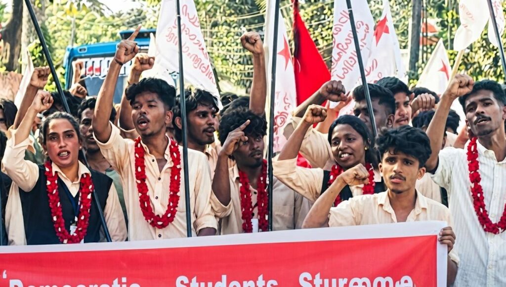 SFI victory in Wayanad Polytechnic Election across three government polytechnic colleges