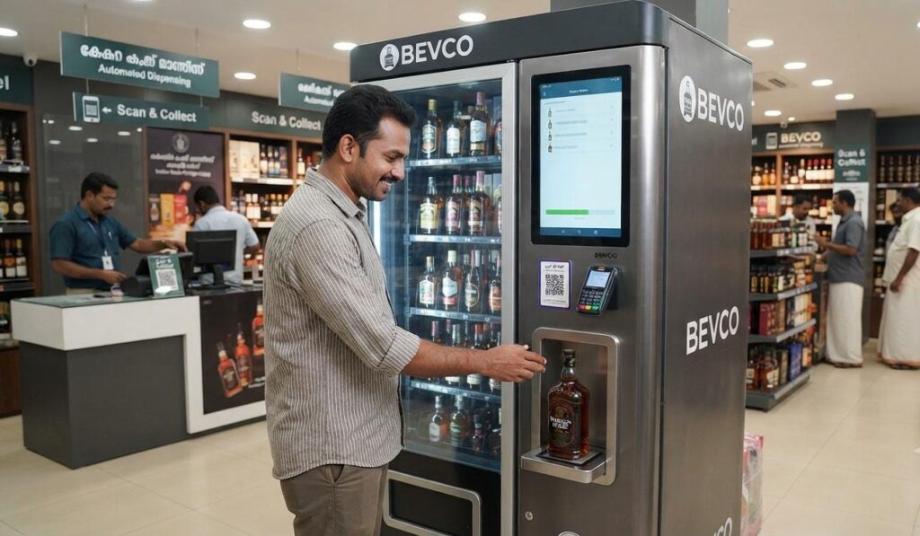 Bevco self-vending machine planned at Kerala liquor outlets