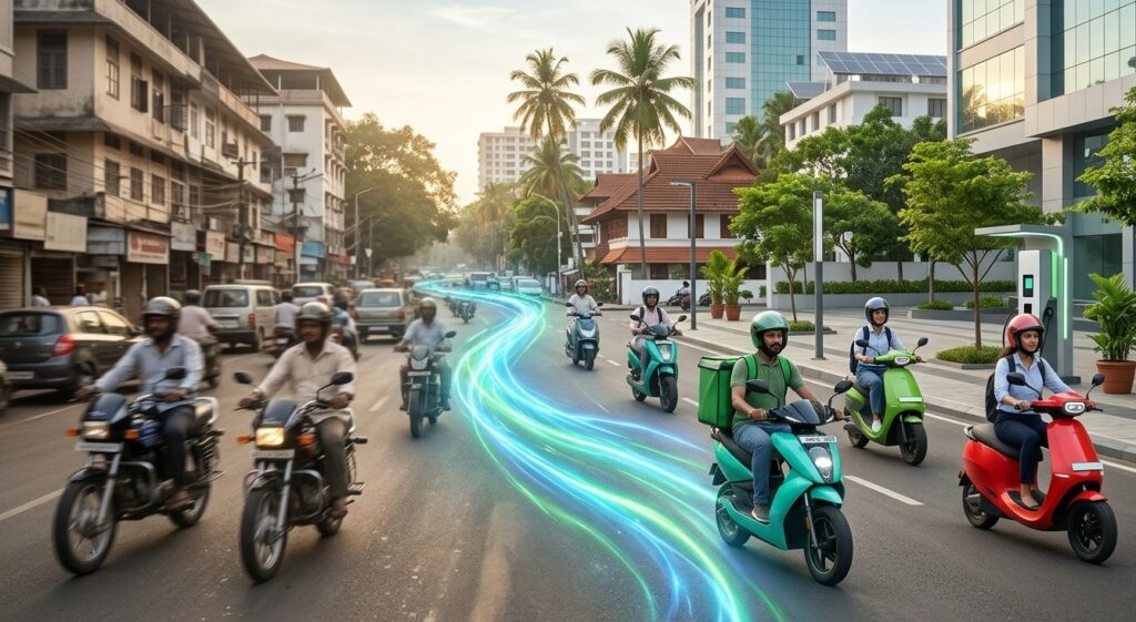 Electric scooters and bikes gaining popularity among consumers in India